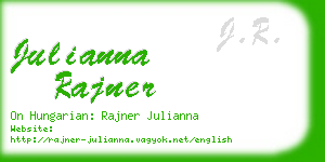 julianna rajner business card